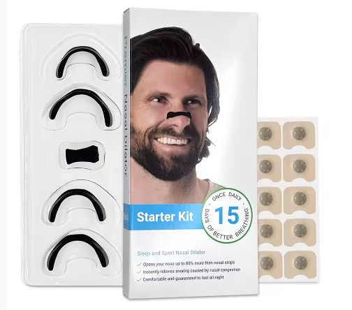 Magnetic Nose Strips,Anti-snoring Nose Clip,Nasal Breathing Dilators Starter Kits,Increase Air Intake Improve Sleeping